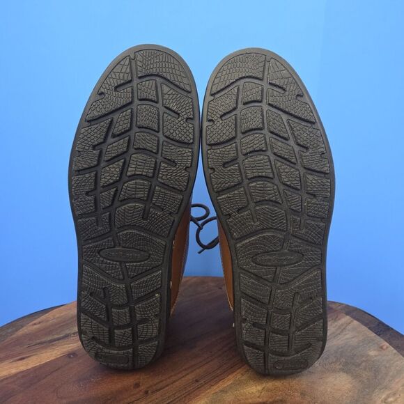 Hush Puppies Vice Victory Chukka Caramel Brown Leather Boot Men's 12M - Picture 10 of 12